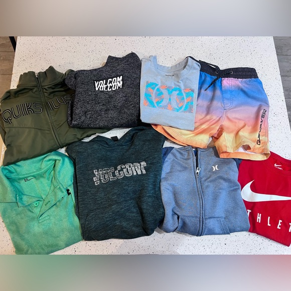 Kids Surf & Sports bundle 3t-6t EUC-VGUC Volcom Hurley Quicksilver Under Armor - Picture 1 of 10